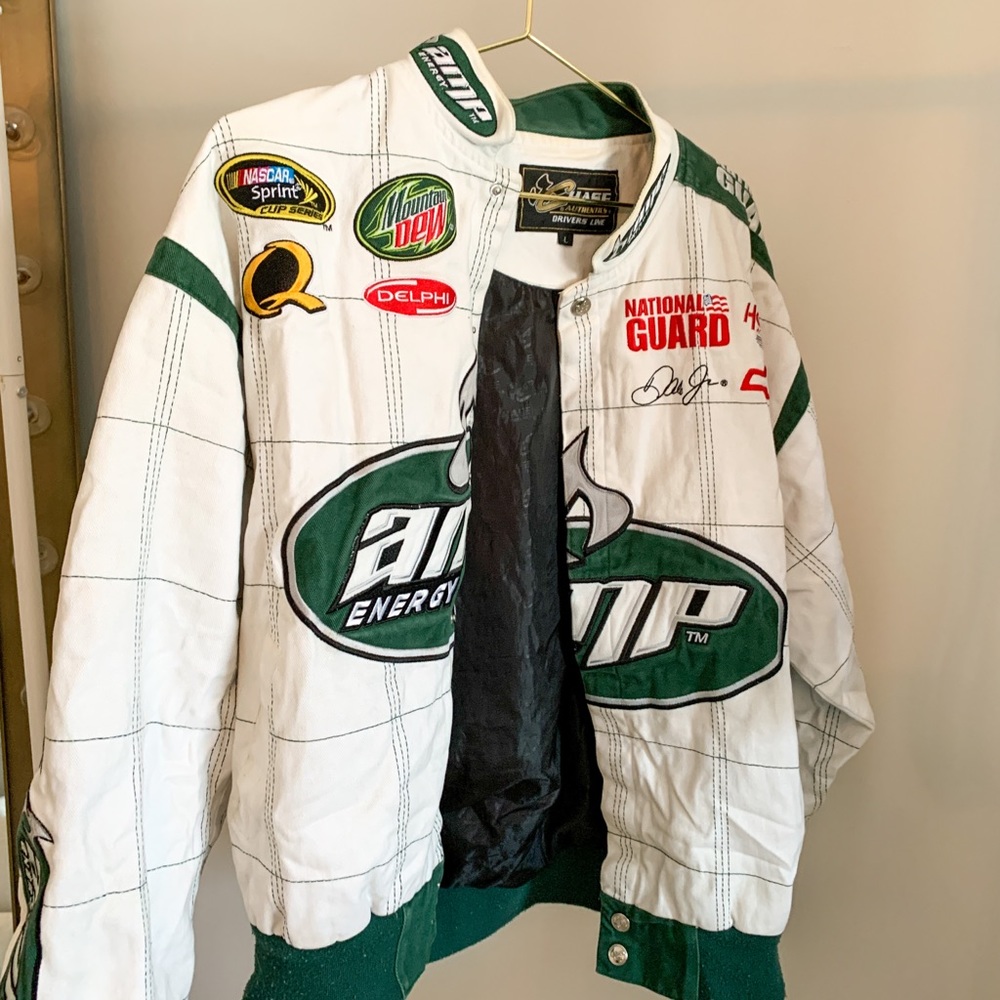 Vintage NASCAR Dale Jr Amp Energy Racing Jacket